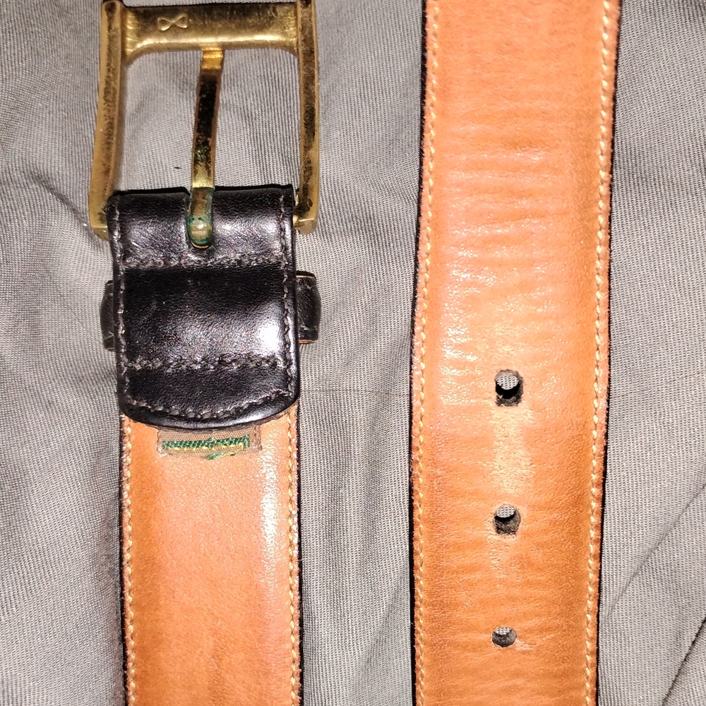 Trafalgar Cortina Men's Genuine Leather Dress Belt – Black – Size 42